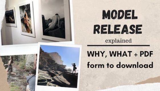 Model Release – why, what + PDF form to download